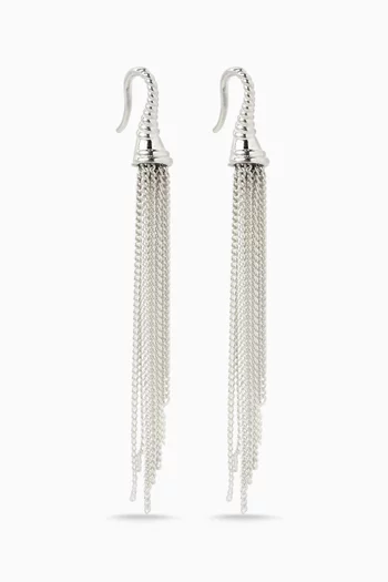 Tassel Earrings in Sterling Silver