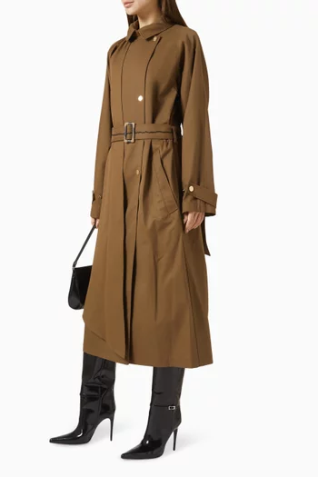 Heritage Trench Coat in Cotton-twill