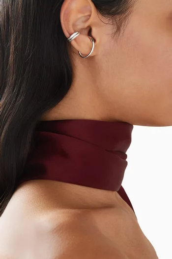 قرط منفرد سوندر يحيط بالأذن فضة إسترلينية