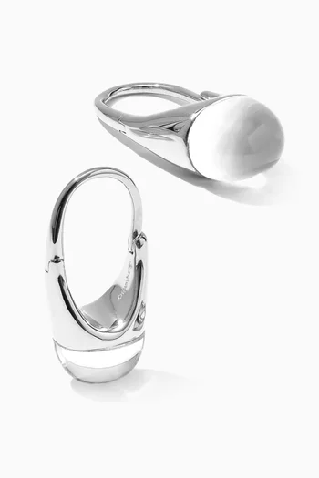 Roscida Quartz Earrings in Sterling Silver