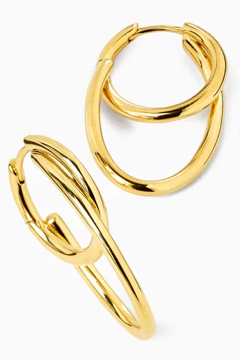 Loom Earrings in 14kt Gold Vermeil