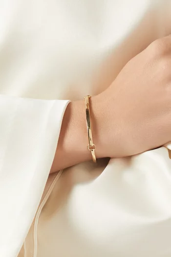 سوار أفينا بوند فضة إسترلينية مطلية ذهب عيار 14