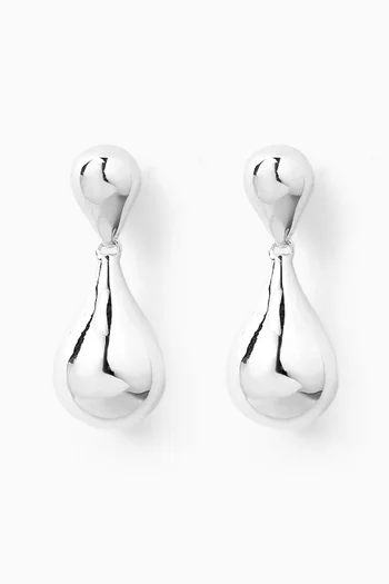 Stilla Duo Earrings in Sterling Silver