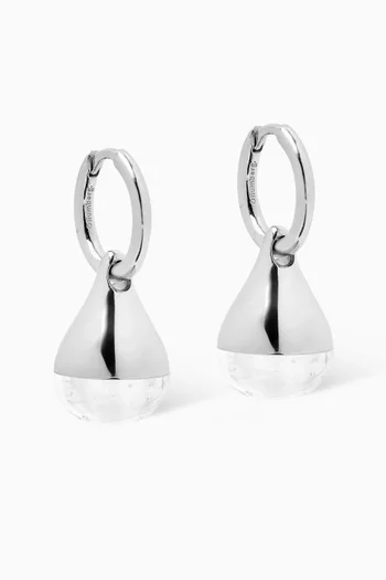 Stlla Quartz Earrings in Sterling Silver