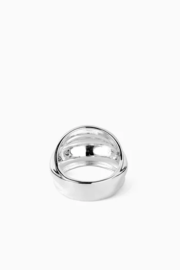 Wave Ring in Sterling Silver