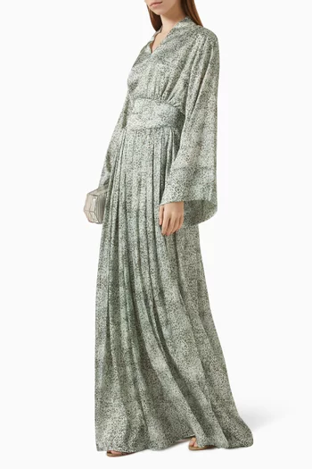 Meyra Printed Maxi Dress