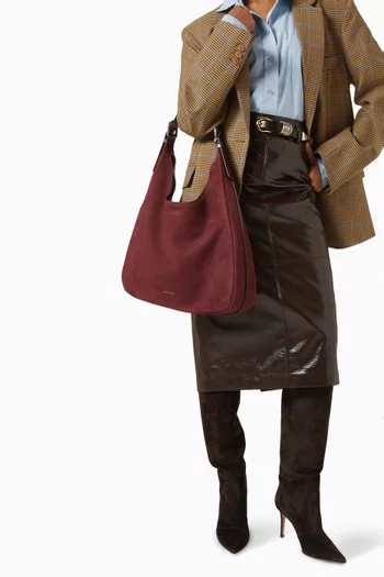 حقيبة كتف هوبو نوليتا كبيرة جلد نوبوك