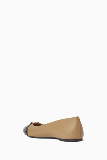 Mandy Ballet Flats in Leather