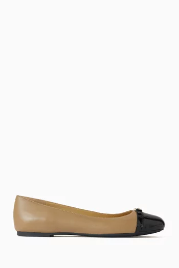 Mandy Ballet Flats in Leather