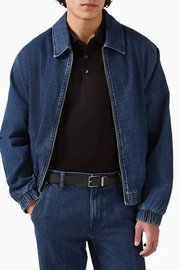 حزام بإبزيم جلد