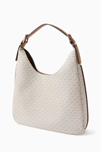 Large Nolita Hobo Bag in Logo Canvas