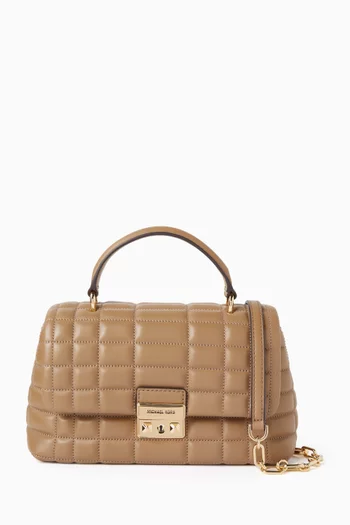 Medium Tribeca Satchel in Quilted Leather