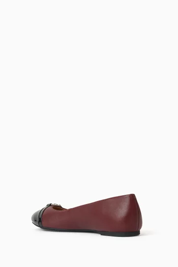 Mandy Ballet Flats in Leather