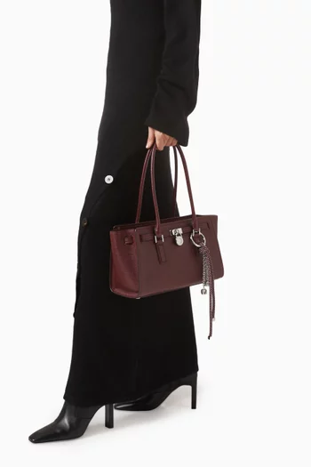 حقيبة ساتشل هاميلتون صغيرة جلد بارز الملمس