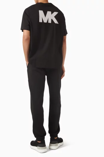 Logo Appliqué T-shirt in Cotton