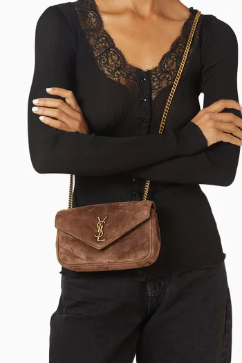 Loulou Mini Bag in Suede