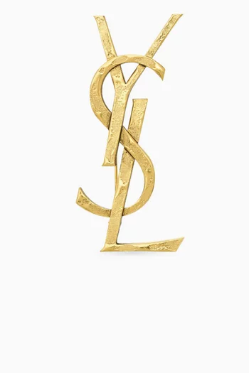 Cassandre Brooch in Brass