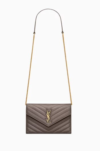 Cassandre Envelope Chain Wallet in Lambskin