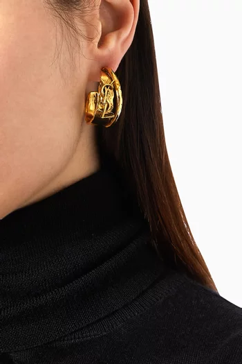Small Cassandre Earrings in Metal
