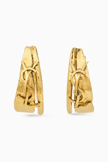 Small Cassandre Earrings in Metal