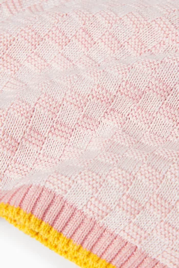 All-over Check Beanie