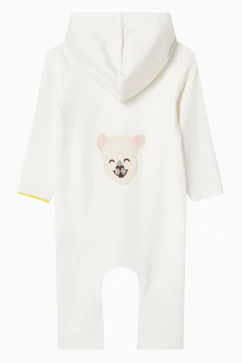 Logo Hooded Romper