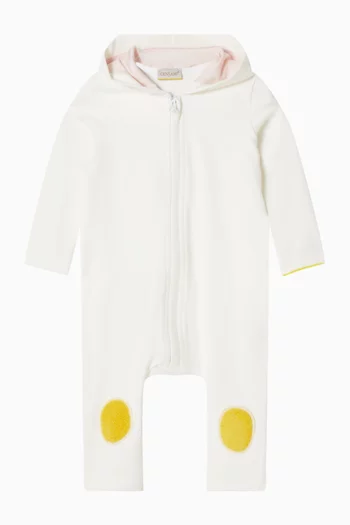 Logo Hooded Romper
