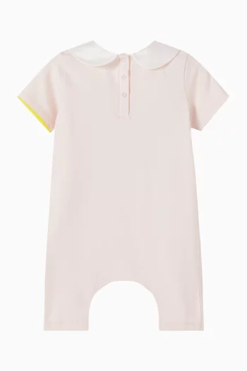 Embroidered Short Romper