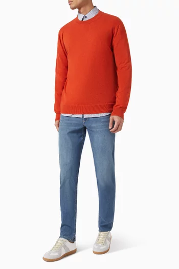 Crew Neck Sweater in Cashmere