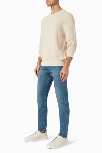 Crew Neck Sweater in Knit
