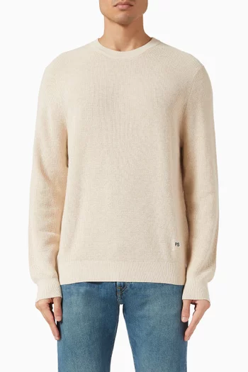 Crew Neck Sweater in Knit
