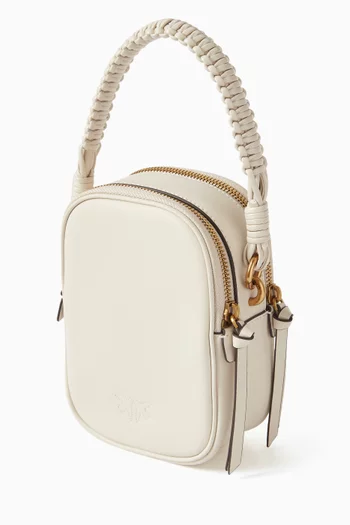 Small Top-handle Pouch in Leather