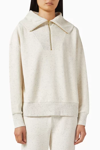 Catherine Half-zip Sweatshirt in DoubleSoft®