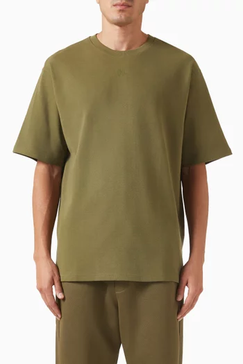 Logo T-shirt in Piqué