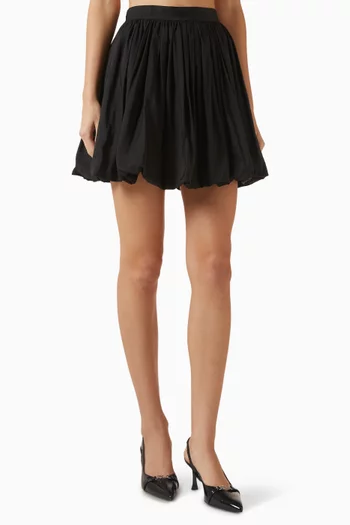 DNA Mini Skirt in Taffeta