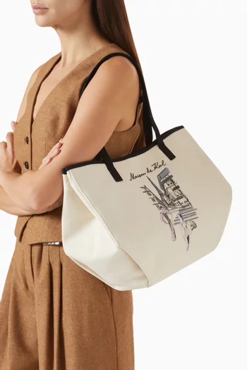 K/sketch Convertible Tote Bag in Cotton