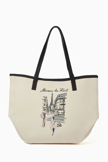 K/sketch Convertible Tote Bag in Cotton