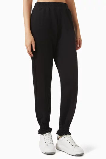 Ikon Patch Cinched Sweatpants in Cotton