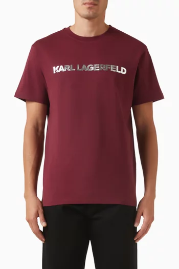 Essential Shiny Logo T-shirt in Cotton