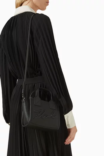 حقيبة يد كيه/سكوير صغيرة جلد صناعي