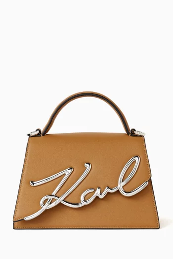 K/Signature 2.0 Crossbody Bag in Leather