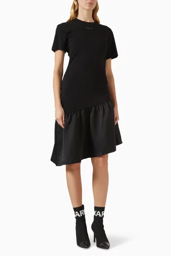 Frill T-shirt Dress