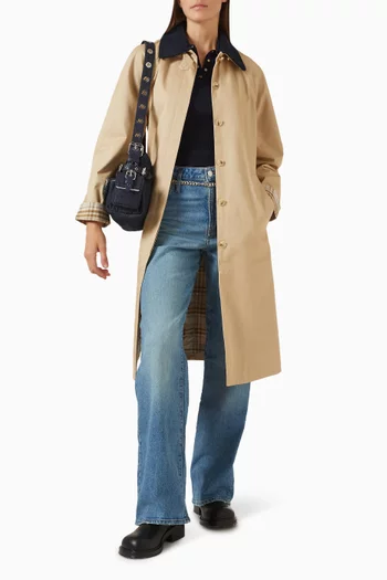 Belted Coat in Cotton