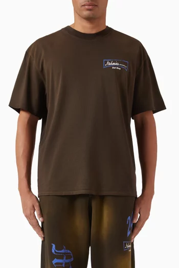 Surf Shop Boxy T-shirt in Cotton