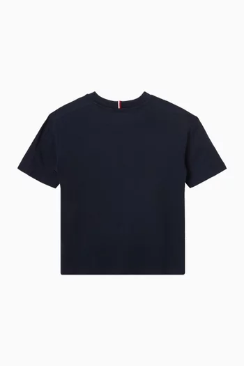 Varsity Multi-badge T-shirt in Cotton-jersey