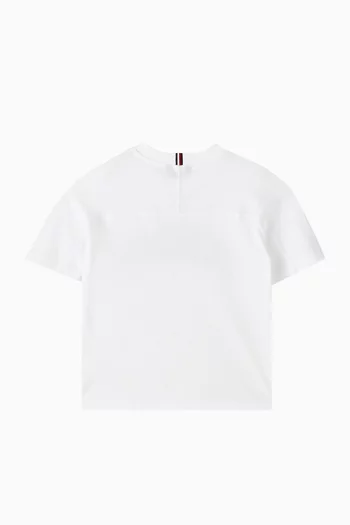 Varsity Logo T-shirt in Cotton
