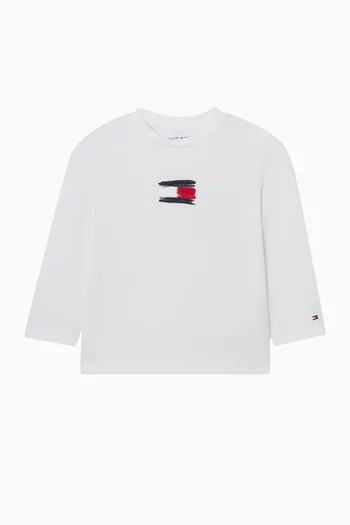 Small Flag T-shirt in Cotton