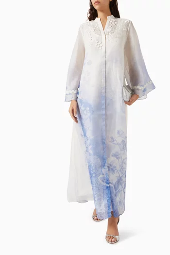 Aeris Embellished Dress in Organza
