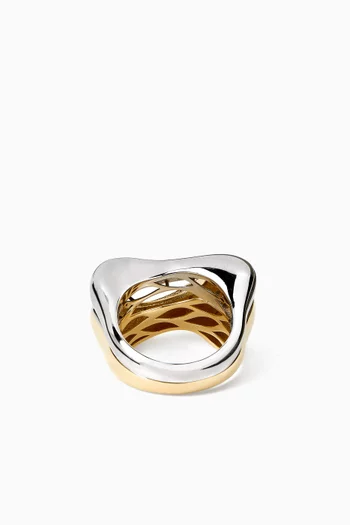 Marcie Diamond Ring in 14kt White & Yellow Gold