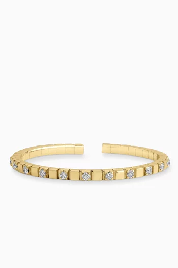 Shiraz Diamond Bangle in 14kt Gold